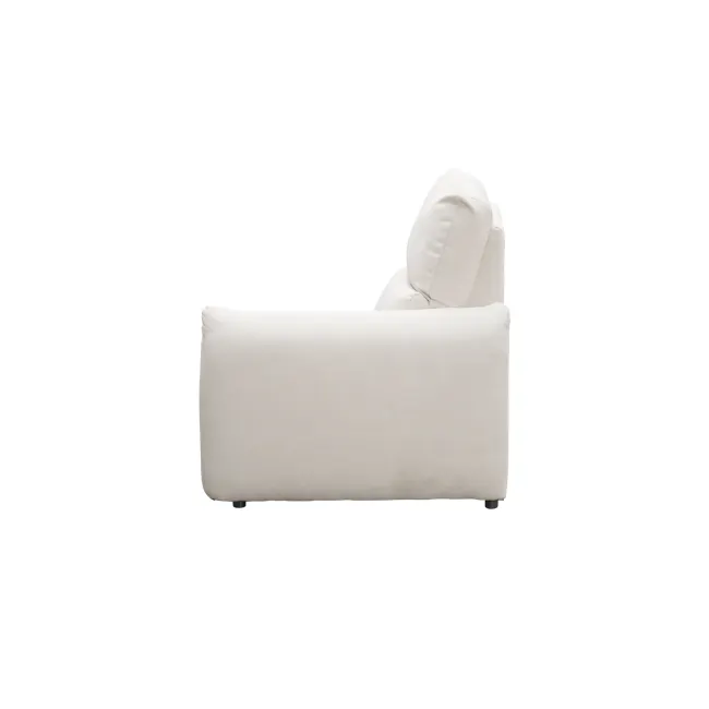 Leighton 2 Seater Power Recliner Sofa - Pearl River (Scratch Resistant Fabric) - Zero Wall - 31
