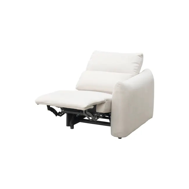 Leighton 2 Seater Power Recliner Sofa - Pearl River (Scratch Resistant Fabric) - Zero Wall - 33