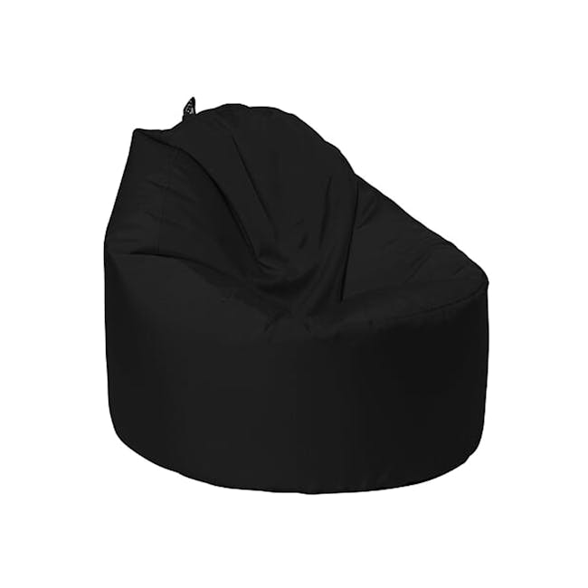 Oomph Spill-Proof Bean Bag - Jet Black (2 Sizes) - 0