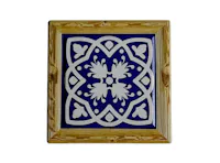 Kasa Peranakan Coaster - Blue Base
