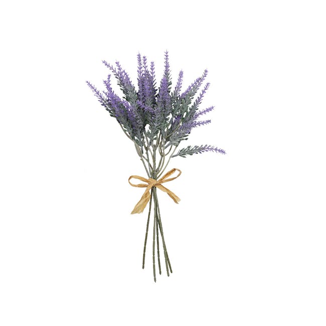 Faux Lavender Stem - Purple (Set of 5) - 0