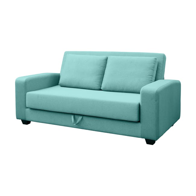 Karl 2.5 Seater Sofa Bed - Mint - 3