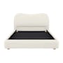 Arianna Queen Bed in Ivory with 2 Hudson Bedside Table - 3