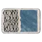 Scandi Waves Floor Mat - Turquoise
