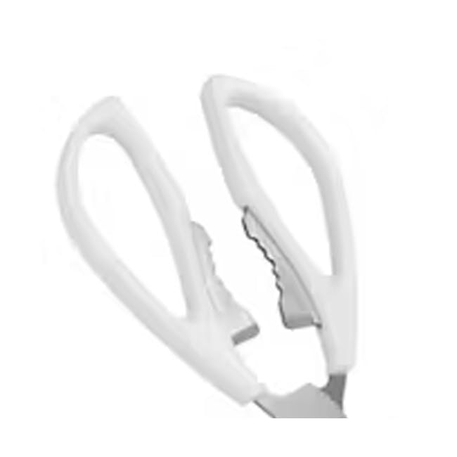 Metaltex Multipurpose Stainless Steel Scissors (White / Dark Blue - Colours will be Given Randomly) - 3 - Elegant scissors