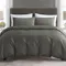 Pima Cotton Full Bedding Set - Charcoal (4 Sizes)