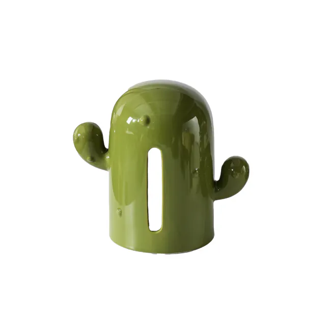 Cactus Ceramic Tissue Box - 1