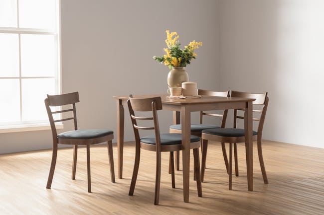 (As-is) Charmant Dining Table 1.1m - Cocoa - 1 - 11