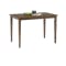 Charmant Dining Table 1.1m in Walnut with 4 Fynn Dining Chairs in Black and River Grey - 5