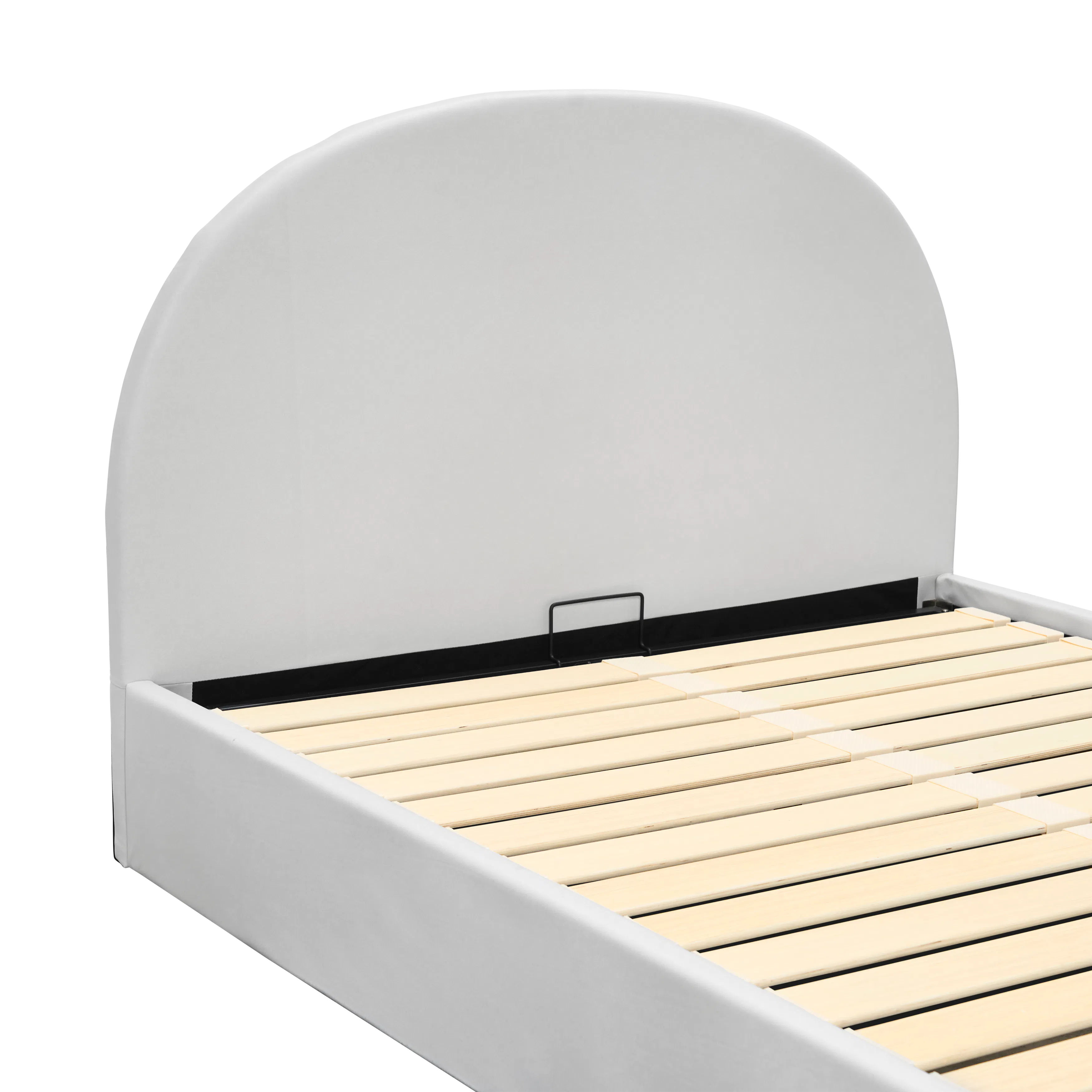 Aspen Single Storage Bed - Light Grey (Pet Friendly) - 10