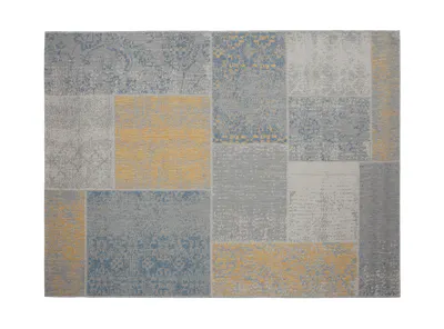 Star Flatwoven Rug - Mustard Patchwork (3 Sizes)