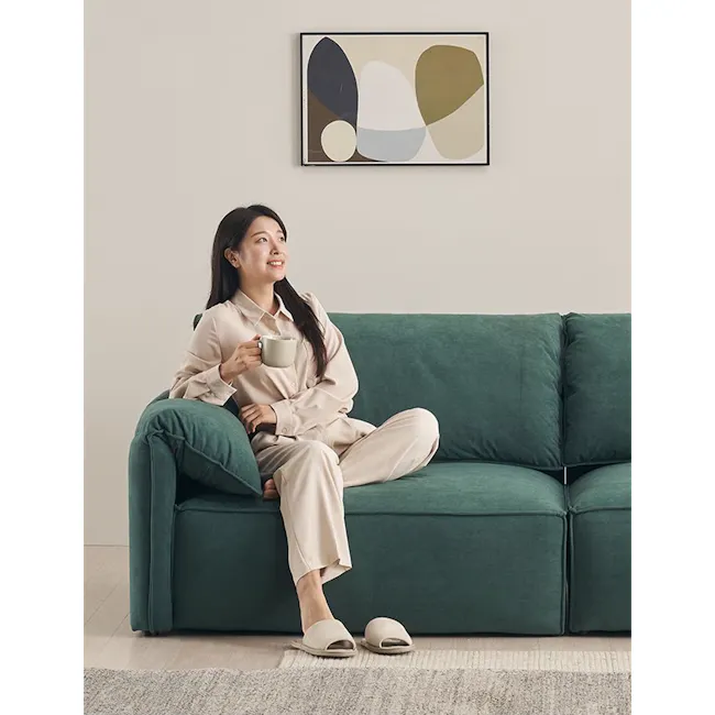 Marris 3 Seater Sofa - Ivory (Aquatex Fabric) - 19