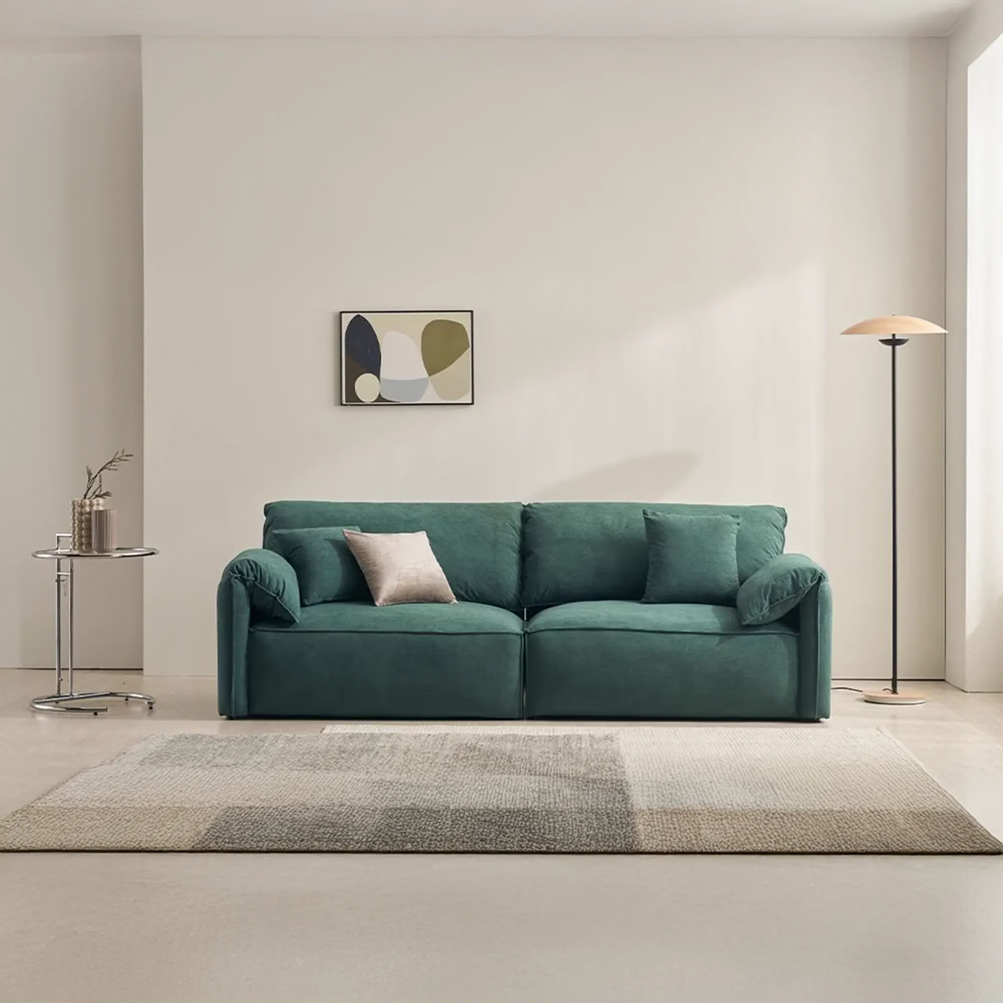 Marris 3 Seater Sofa - Ivory (Aquatex Fabric) - 18
