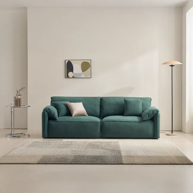 Marris 3 Seater Sofa - Ivory (Aquatex Fabric) - 18
