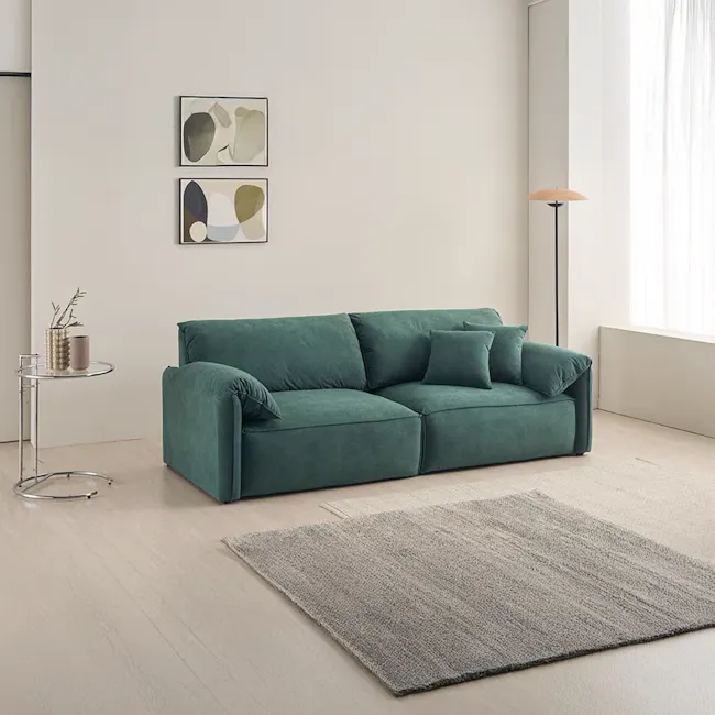 Marris 3 Seater Sofa - Ivory (Aquatex Fabric) - 17