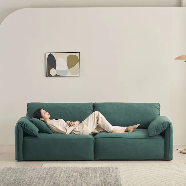 Marris 3 Seater Sofa - Ivory (Aquatex Fabric) - 15