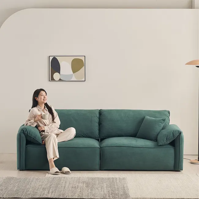 Marris 3 Seater Sofa - Ivory (Aquatex Fabric) - 20