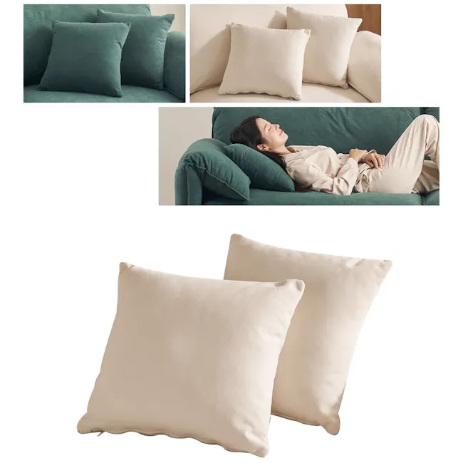 Marris 3 Seater Sofa - Ivory (Aquatex Fabric) - 14