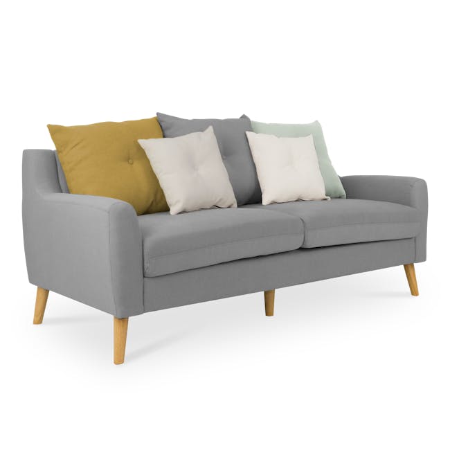 Evan 3 Seater Sofa - Slate - 4