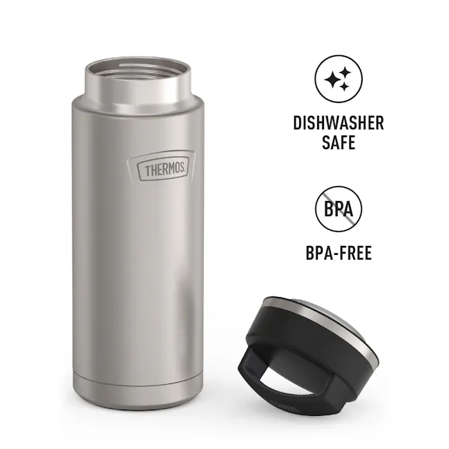Thermos® ICON™ Bottle with Screw Top - Matte Stainless Steel (3 Sizes) - 5