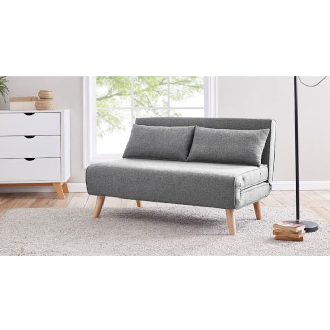 Noel 2 Seater Sofa Bed - Harbour Grey - 4