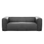 Antonio 3 Seater Sofa - Dark Grey (Premium Aniline Leather) - 0