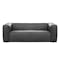 Antonio 3 Seater Sofa - Dark Grey (Premium Aniline Leather)
