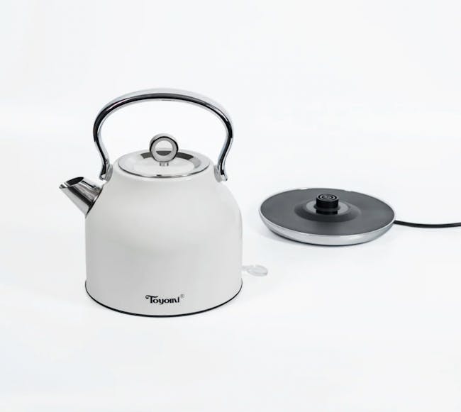 TOYOMI 1.7L Stainless Steel Water Kettle WK 1700 - Glossy White - 3
