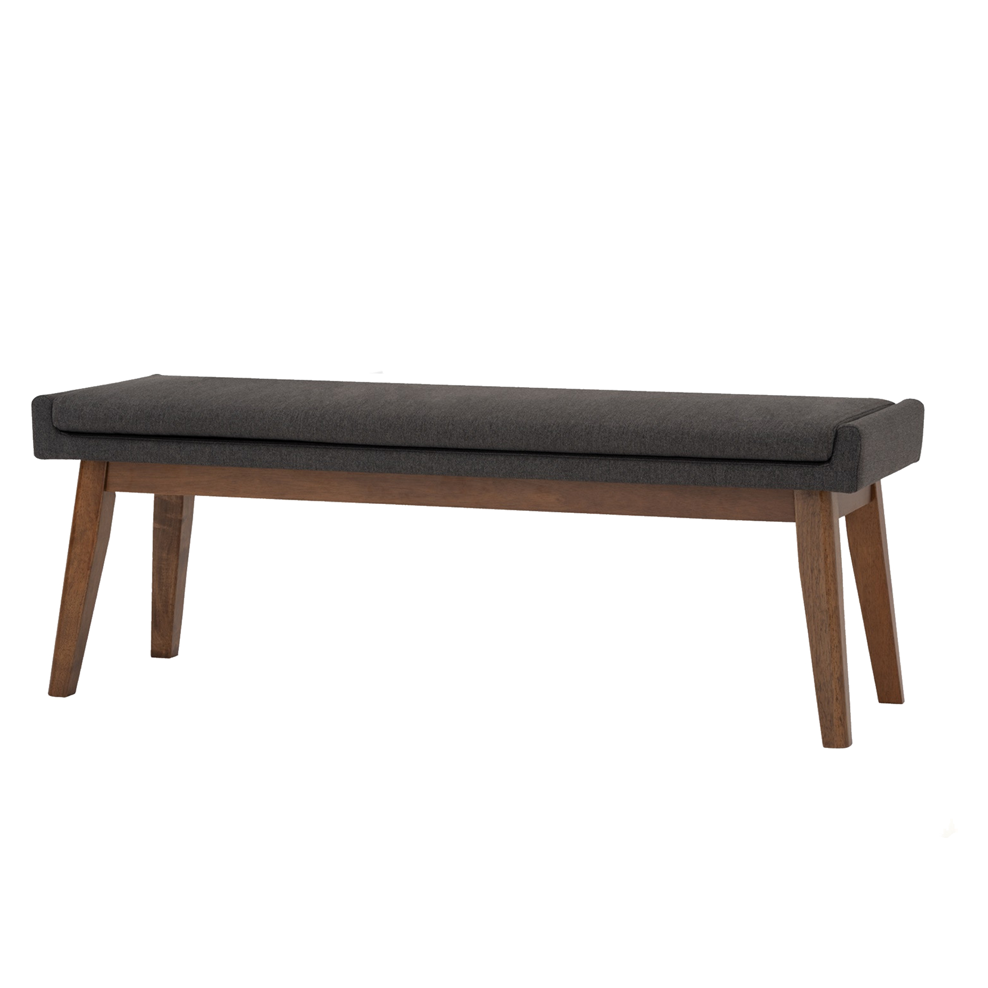 Fabian Bench 1.4m - Cocoa, Battleship Grey (Fabric)