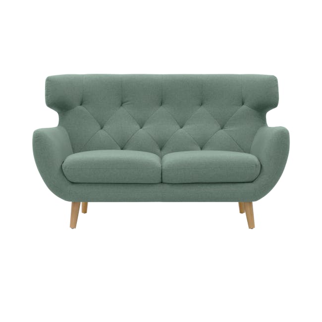 Agatha 2 Seater Sofa with Agatha Armchair - Jade - 9