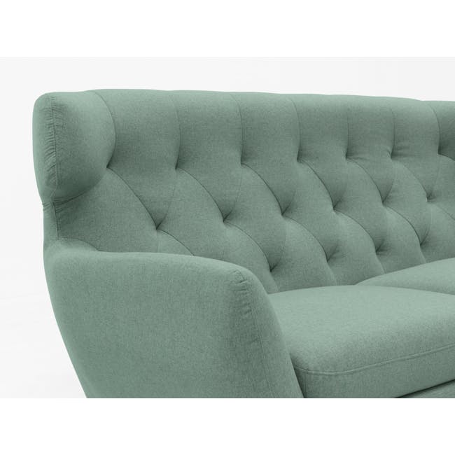 Agatha 2 Seater Sofa with Agatha Armchair - Jade - 14