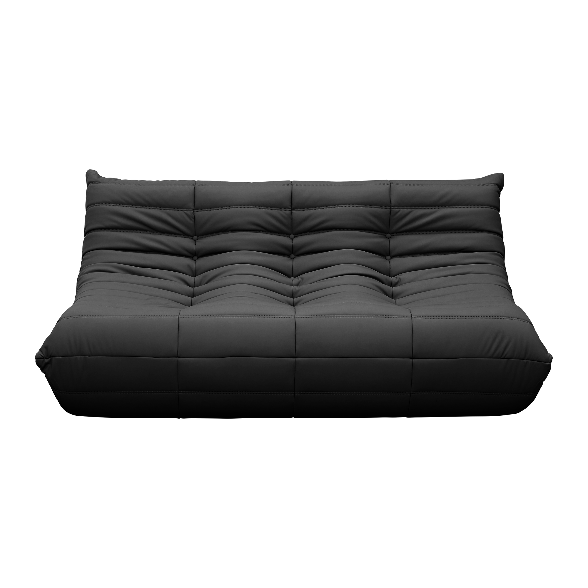 Hayward 3 Seater Low Sofa - Black (Pet Friendly)
