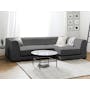 Abby L-Shaped Lounge Sofa - Granite - 1