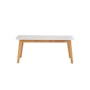 (As-is) Allison Coffee Table - Natural, White - 0