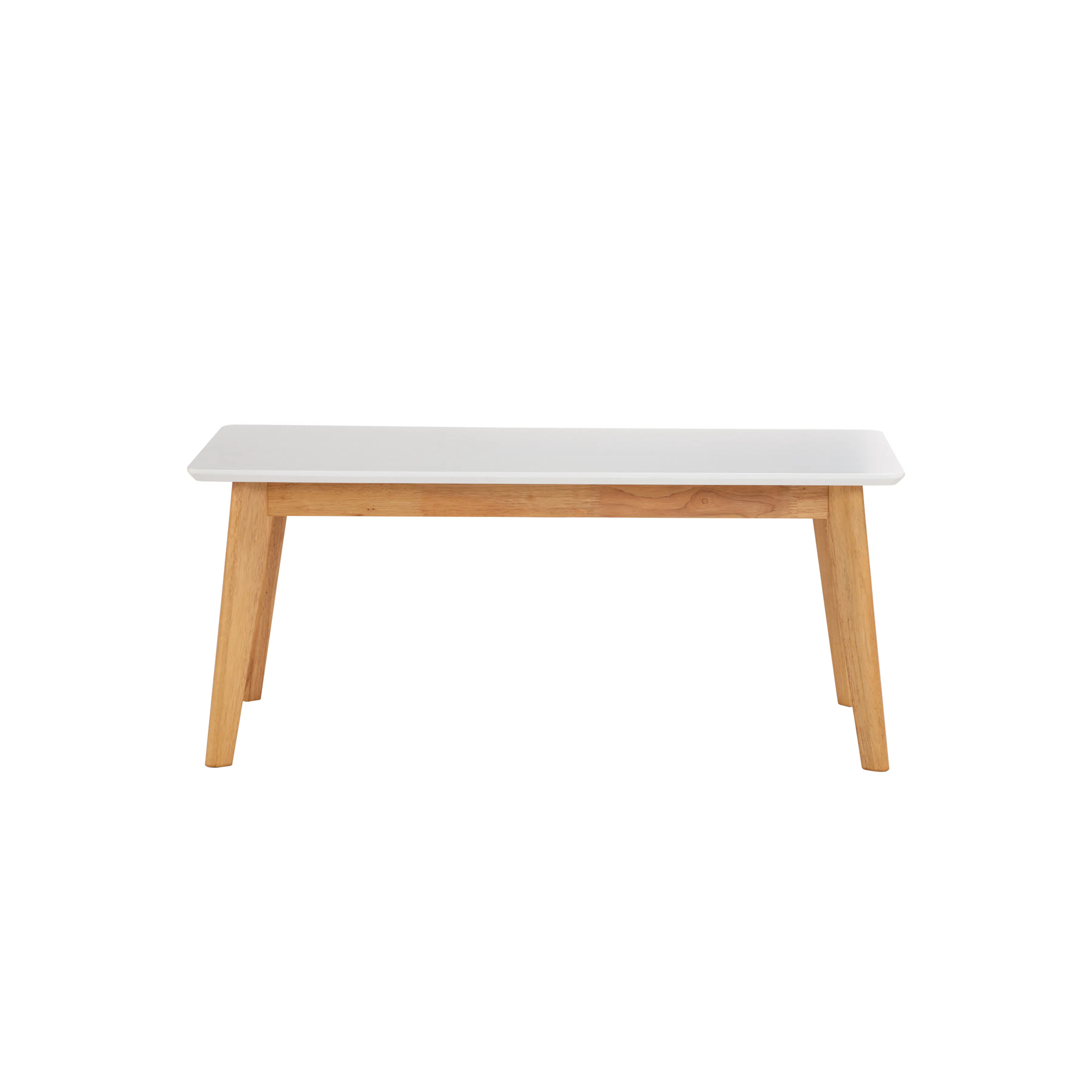 (As-is) Harold Coffee Table - Natural, White - 5 - 13