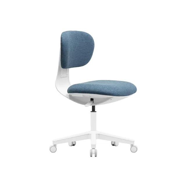 Novix Office Chair - White / Blue - 2