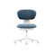 Novix Office Chair - White / Blue