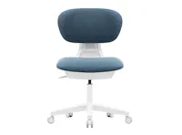 Novix Office Chair - White / Blue