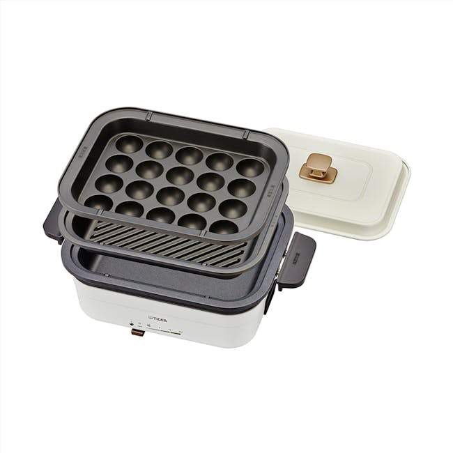 Tiger Electric Griddle Cooking Wares (White) - 3