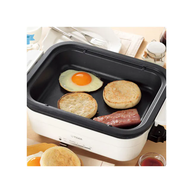 Tiger Electric Griddle Cooking Wares (White) - 2