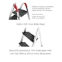 Hailo L100 Aluminium 7 Step Folding Ladder - 4