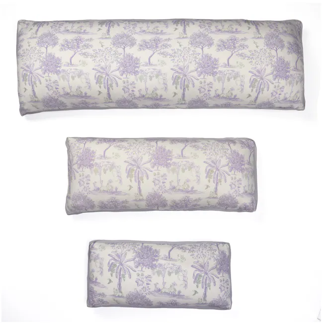 House of Holly Luxe Cloud Pillow - Fruit Toile Grape (3 sizes) - 5
