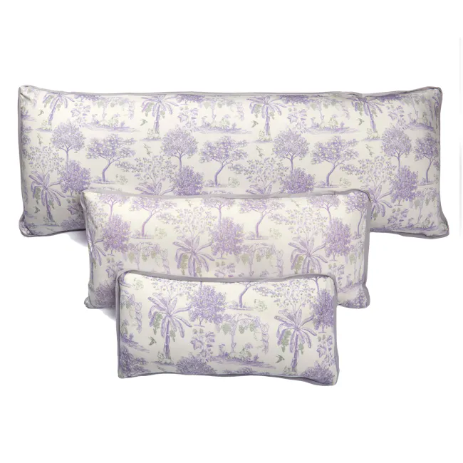 House of Holly Luxe Cloud Pillow - Fruit Toile Grape (3 sizes) - 1