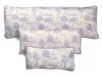 House of Holly Luxe Cloud Pillow - Fruit Toile Grape (3 sizes)