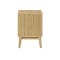 Kyoto Single Shelf Bedside Table - Oak - 3