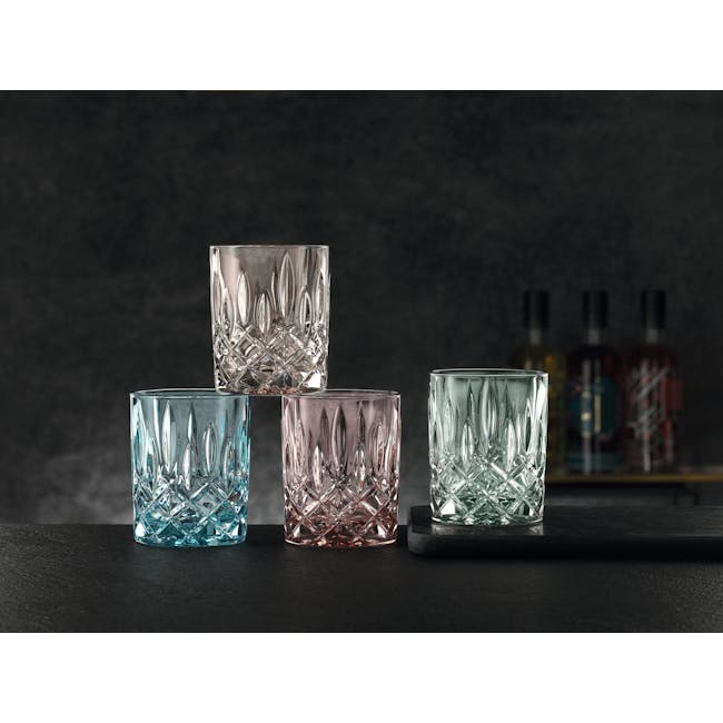 Nachtmann Noblesse Lead Free Crystal Whisky Tumbler 2pcs Set - Rose - 1