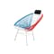 Acapulco Lounge Chair - Blue, White, Red Mix - 3