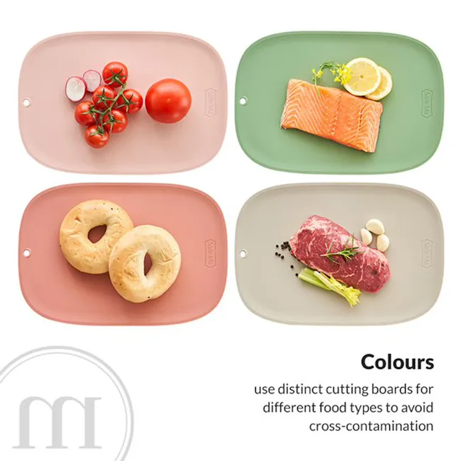 SalleMa Macaron TPU Cutting Board (Warm Grey) - 12
