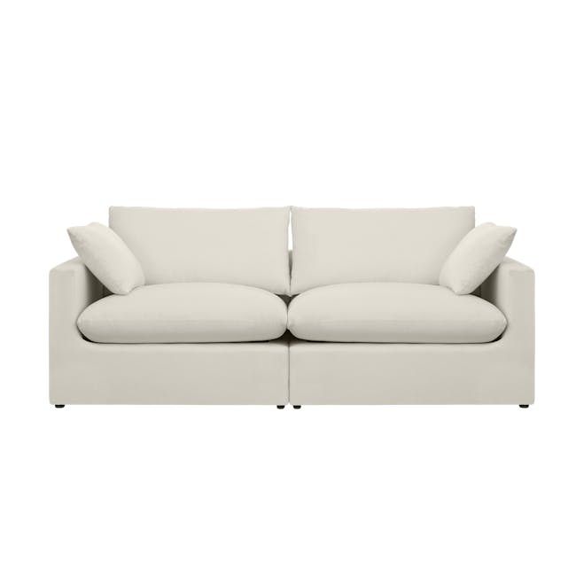 Russell 3 Seater Sofa - Oat (Eco Clean Fabric) - 23
