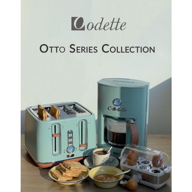 Odette Otto Series 1.5L Programmable Coffee Maker - Light Green - 1